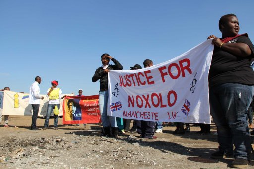 photos taken during Noxolo's commemoration in Tsakane, Ekurhuleni. Johannesburg. (c) Inkanyiso media