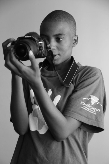 Inkanyiso journalist Lerato Dumse in action