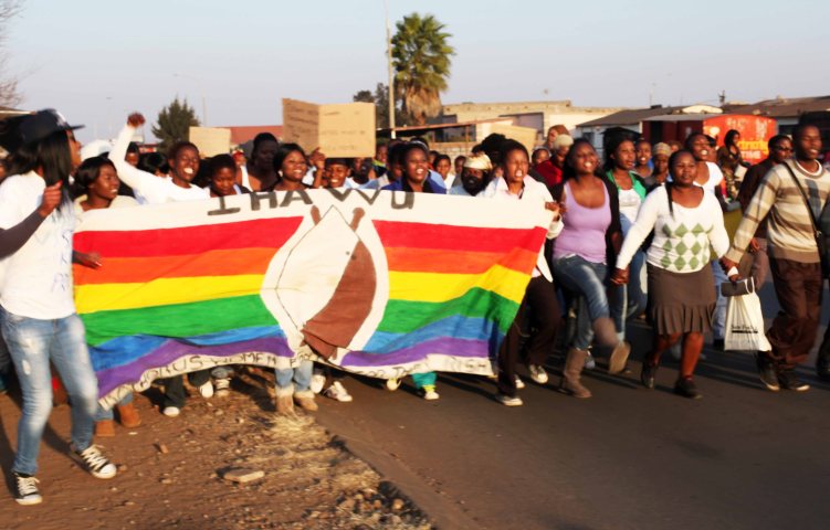 2013 July 5:   Photos taken after Duduzile Zozo memorial