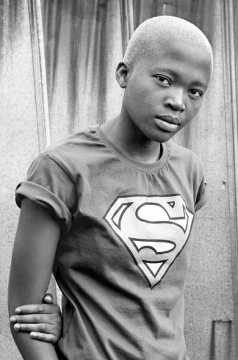 Mbali Zulu, KwaThema, Springs, Johannesburg, 2010 featuring in Muholi's Faces & Phases black and white portraiture series