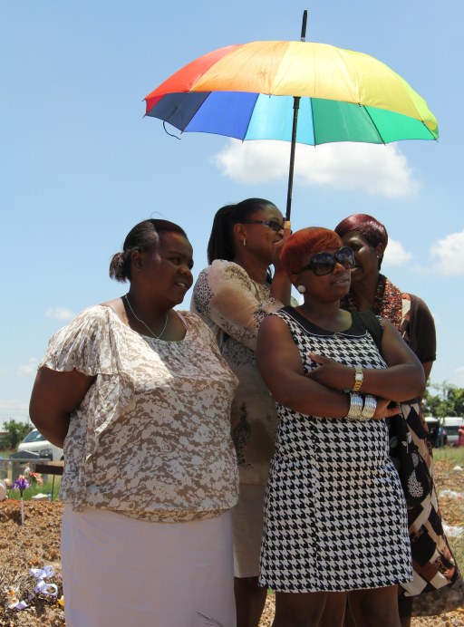 Friends and supporters who came to the funeral...