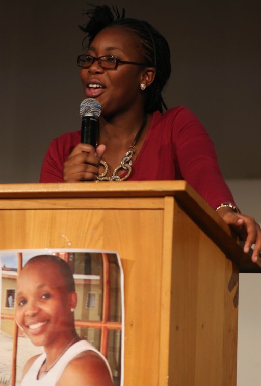 Nolwazi, a neighbor narrating of the times she spent with Brenda