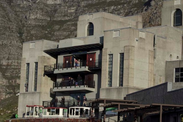 going up table mountain