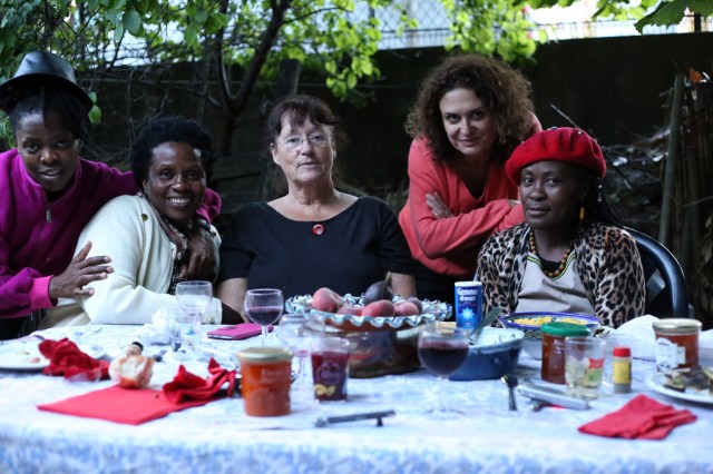 2014 July 5 Muholi LINDEKA Manu Piet LINDA Valerie in Bondy PARIS_9781-1