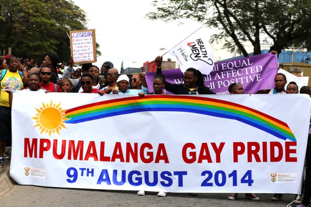 Activists and LGBTI members came out in numbers to participate in the first Mpumalanga Pride, Nelspruit