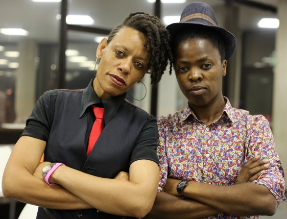 Bev Ditsie and Zanele Muholi © Photo by Lindeka Qampi (2014)