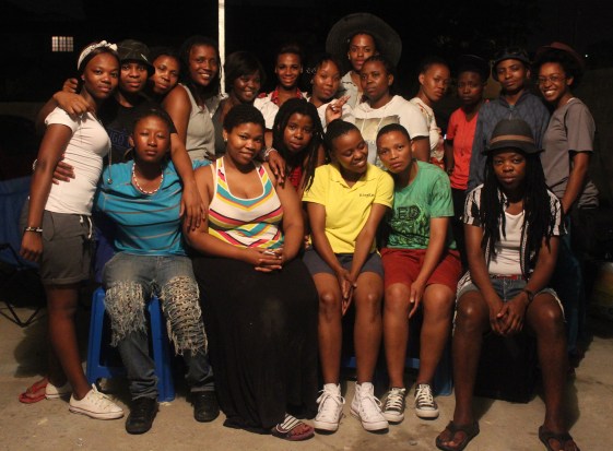 2015 Jan. 3: Our group photo with new friends taken at Luh's place in Umlazi township