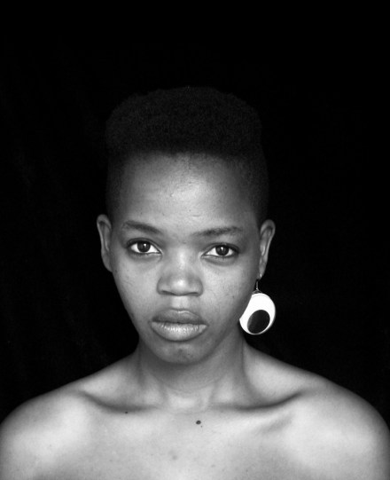 Pam Dlungwana featuring in Faces and Phases, photo taken by Zanele Muholi, Woodstock, Cape Town (2010)