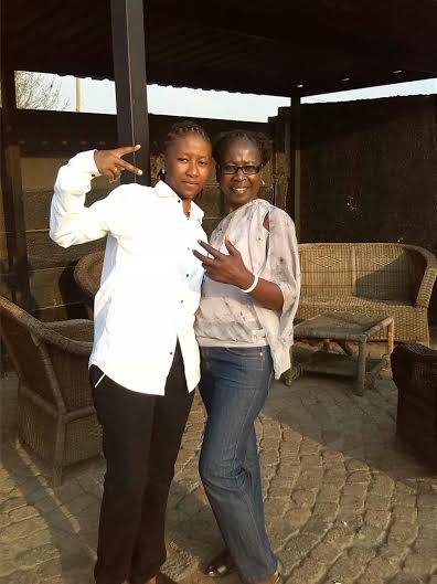 Shaz 'Sicka' Mthunzi & her mother...