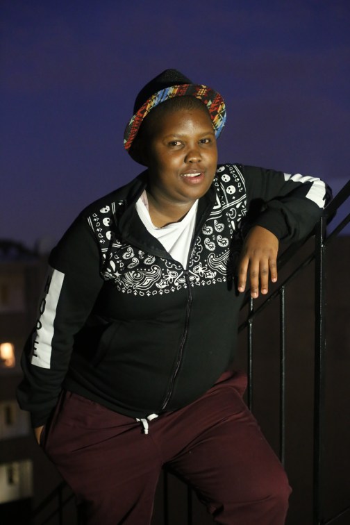 2015 April 1. Anele on a special visit in Parktown