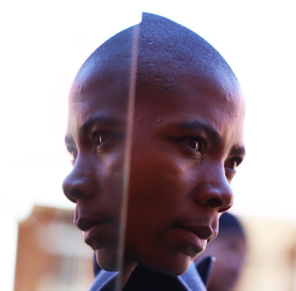 The author's portrait, Nosipo by Lindeka Qampi at the former Women's Jail, Con Hill, Johannesburg. (2015/06/05)