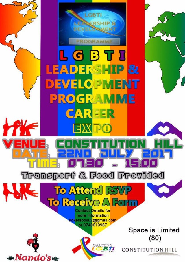 2017 July 22 LGBTI Career Expo